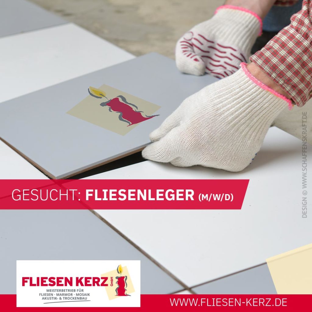 Gesucht: Fliesenleger (m/w/d)